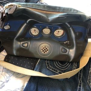 Vintage Paul Smith Painted Messenger bag